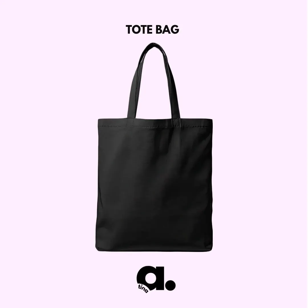 Tote Bag Negra - Tropical Mecanico