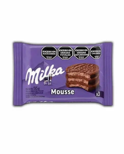 Alfajor Milka Mousse Triple