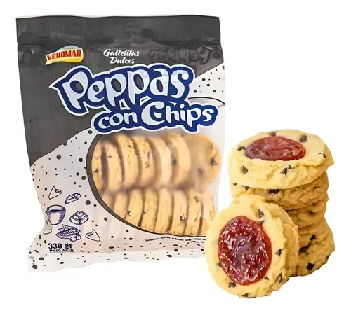 Pepas C/chips de Chocolate Veromar x 330g