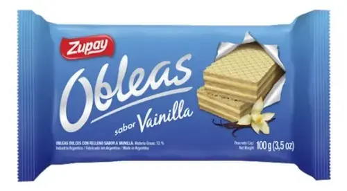 Obleas Vainilla Zupay x 100g