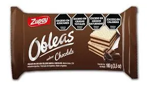 Obleas Chocolate Zupay x 50g