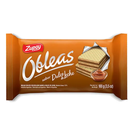Obleas Dulce de Leche Zupay x 100g