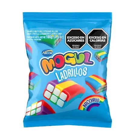 Gomitas Mogul Ladrillos Arcoíris x 100g