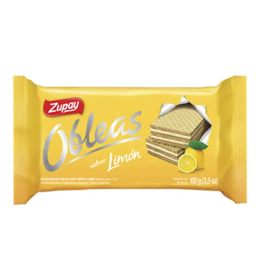 Obleas Limón Zupay x 50g